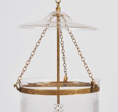 Large Storm Lantern with Brass Fittings