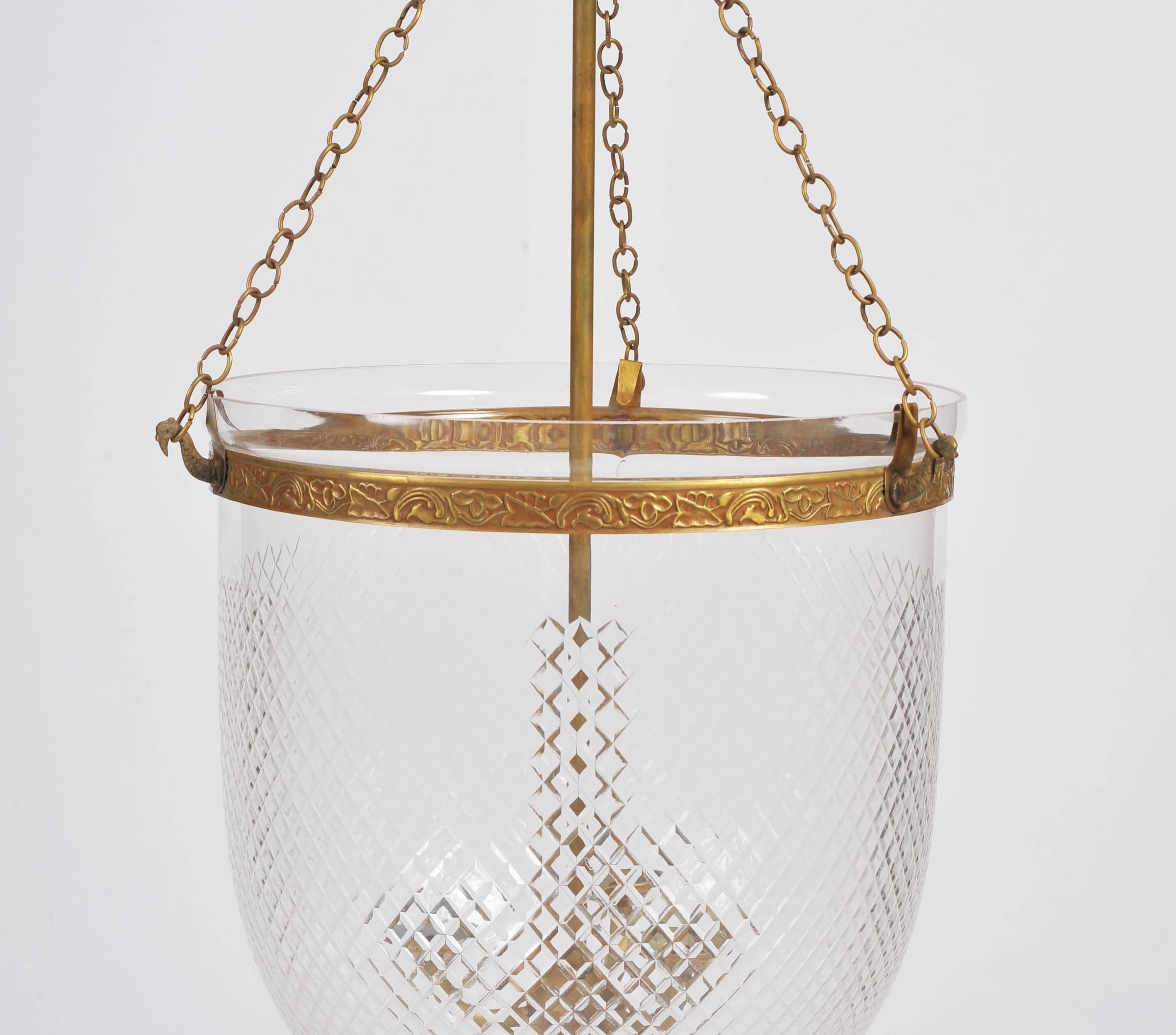 Asian Large Storm Lantern with Brass Fittings