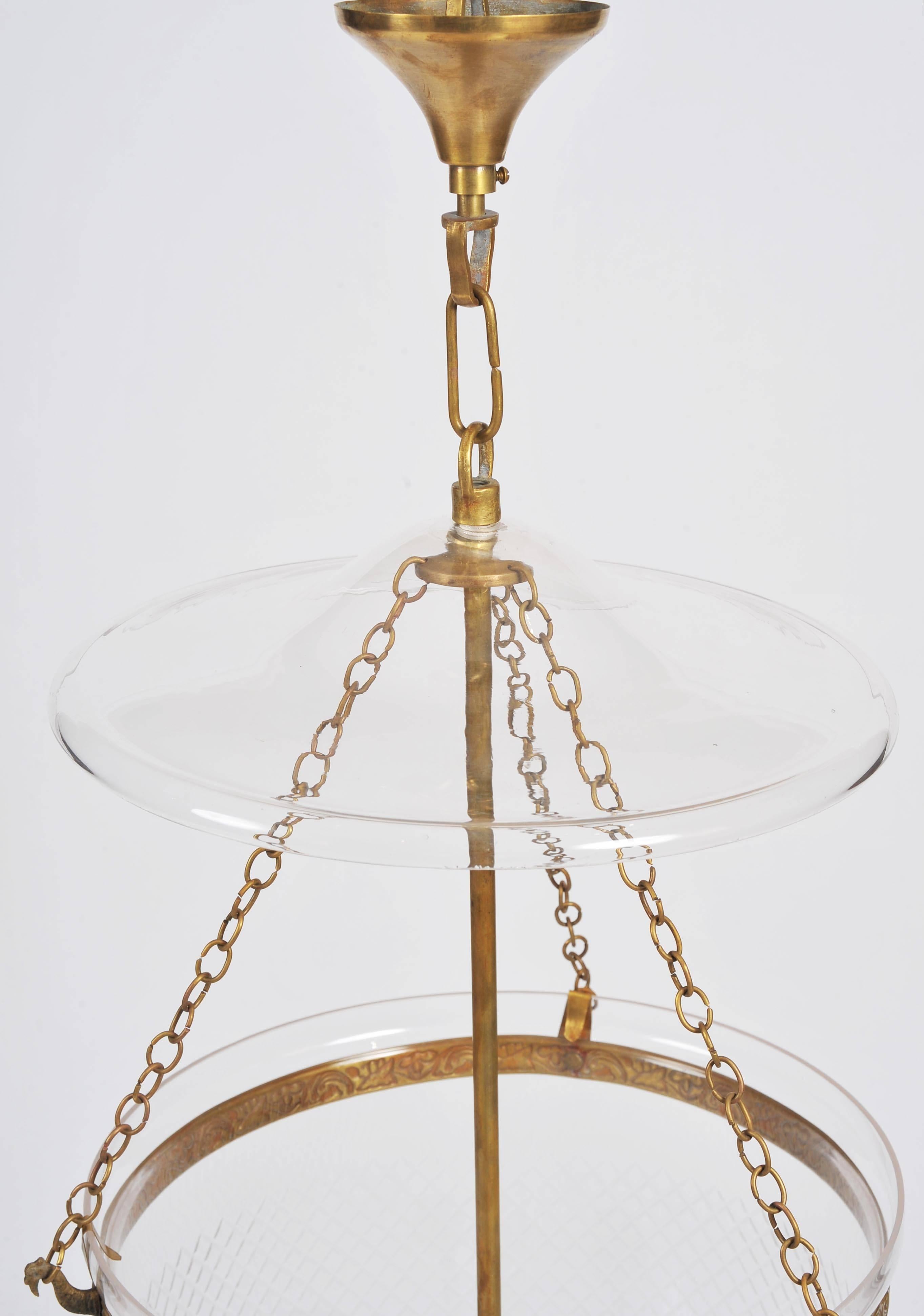 Large Storm Lantern with Brass Fittings 2