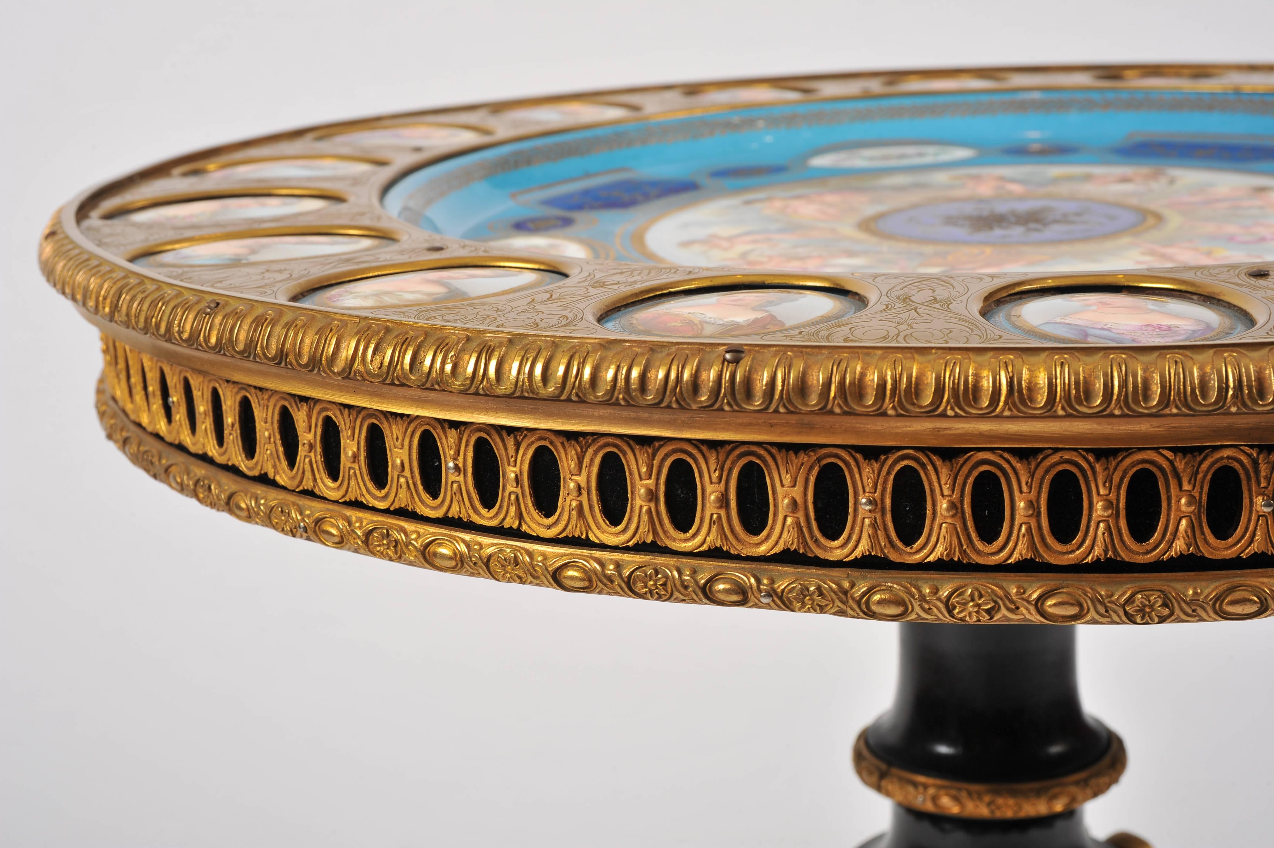 Superb 19th Century French Sevres Table 5