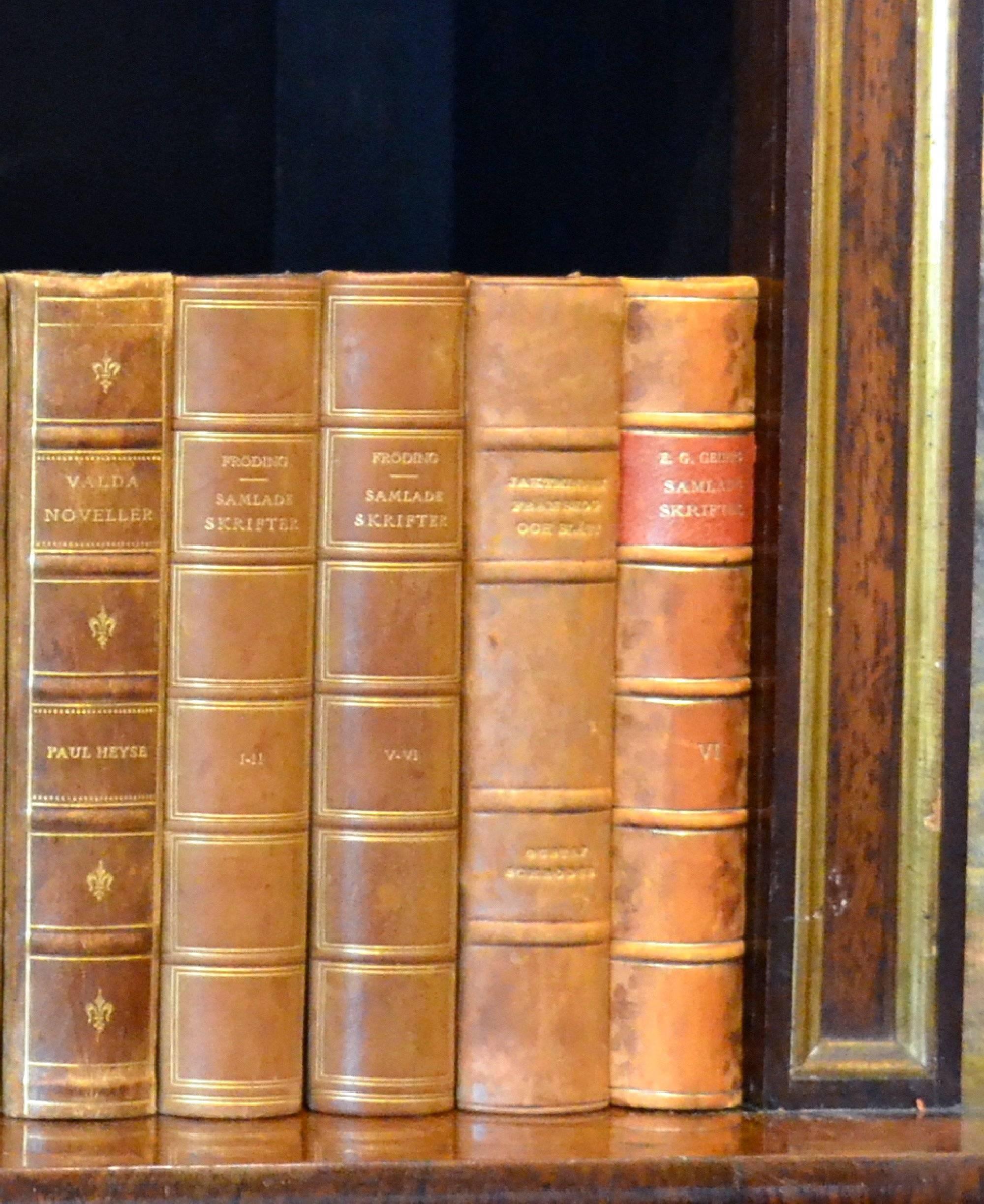 Meter of Early 20th Century Leather Bound Books, Series 13/14 1