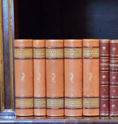 20th Century Leather Bound Library Books Series 17/18