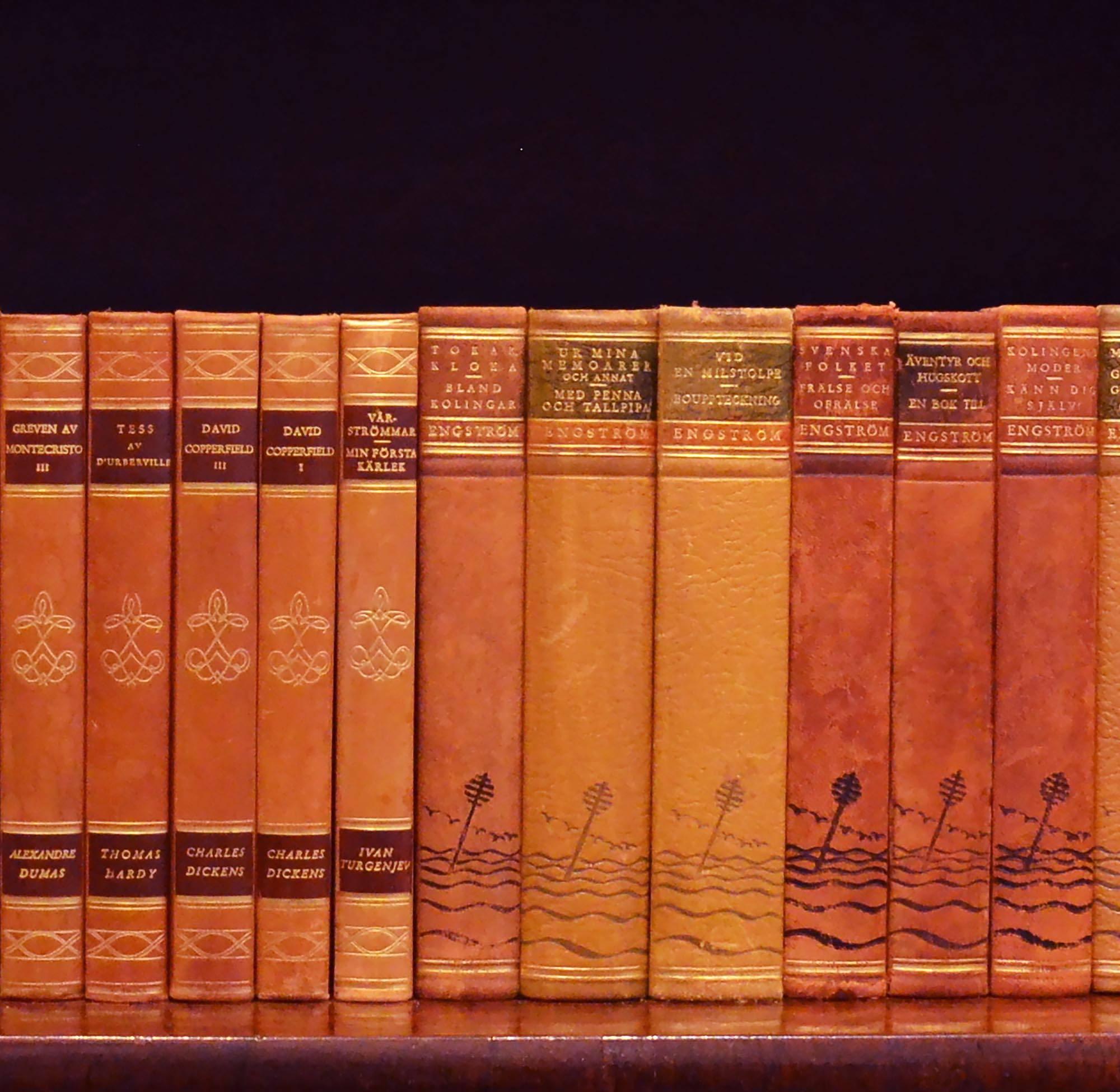 Early 20th Century Leather Bound Library Books Series 42 In Good Condition In London, GB