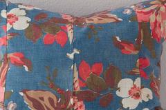 Vintage Block Print Floral Lumbar