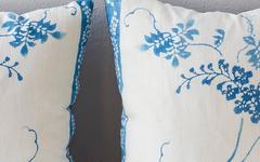 Vintage Japanese Block Print Cushion