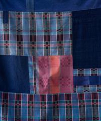 Lap Blanket in Indigo Plaids