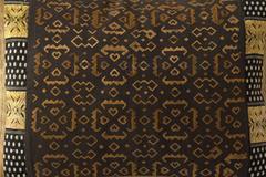 Bronze Silk Embroidery Panel Cushion