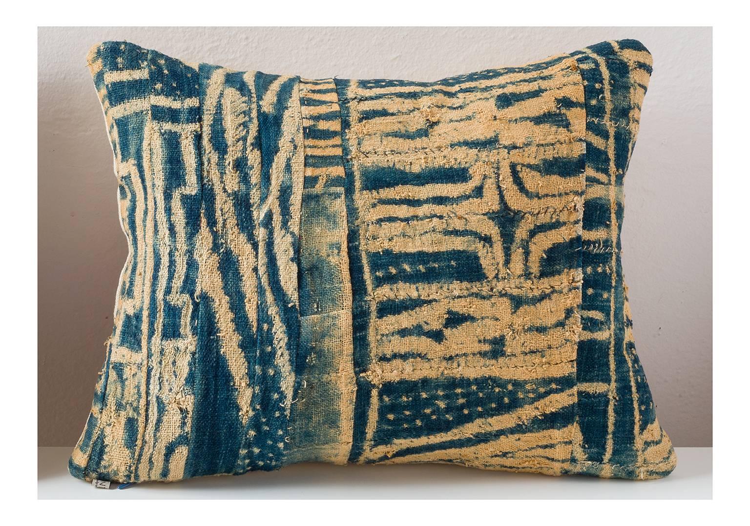 Primitive Ndop Indigo Cushion- Lumbar