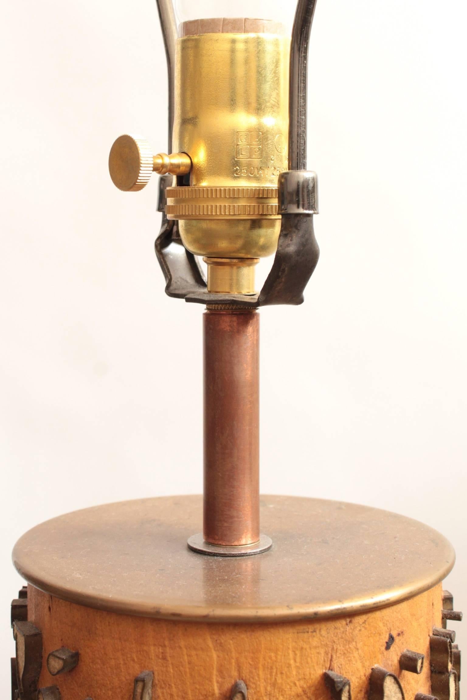 20th Century Wallpaper Roller Lamp  For Sale