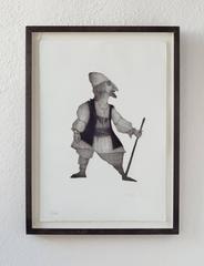 Three Archetypal Character Etchings
