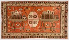 Antique Khotan, Vase Motif with Peonies