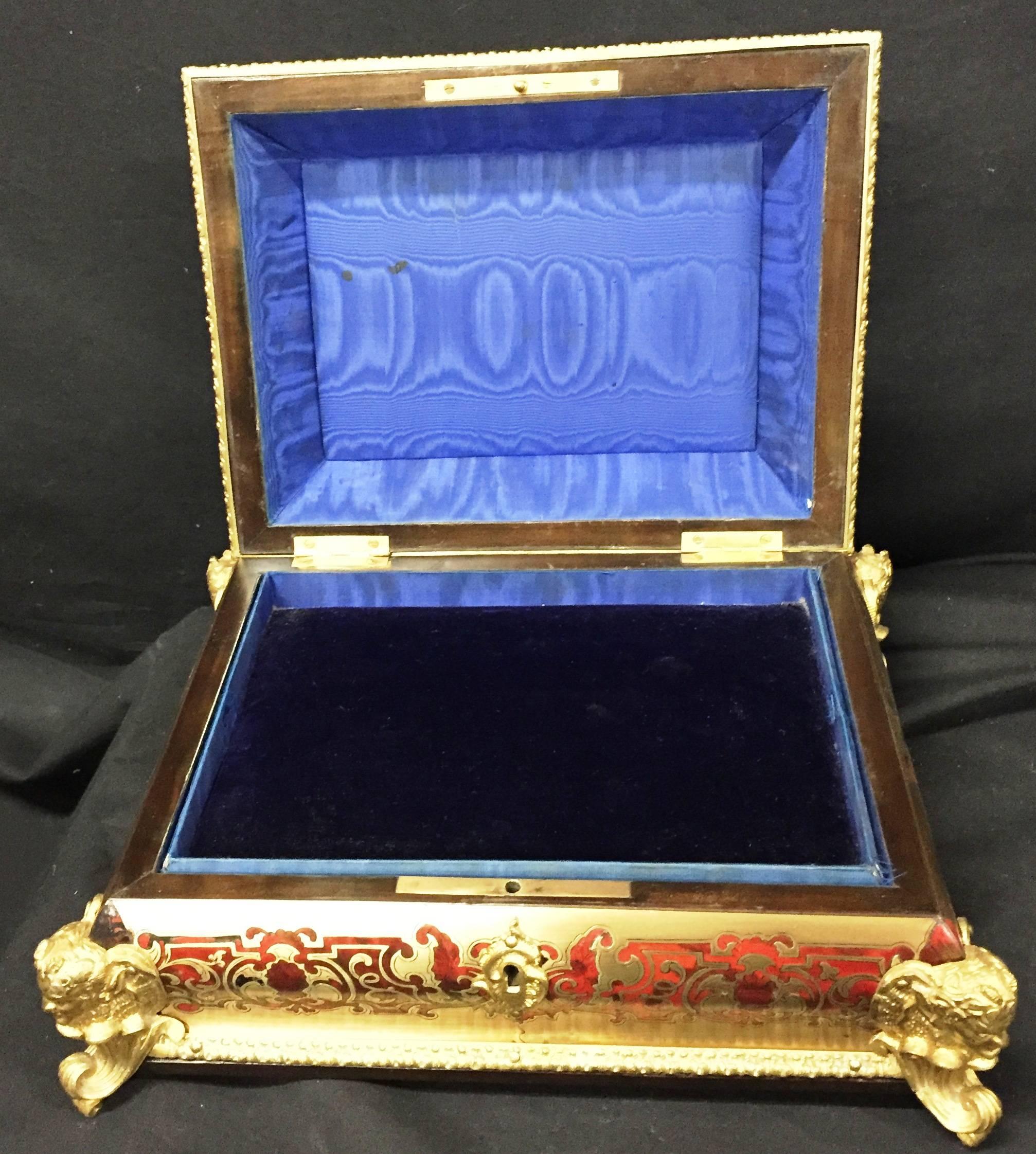 Boulle Casket, 19th Century In Good Condition In Brighton, Sussex