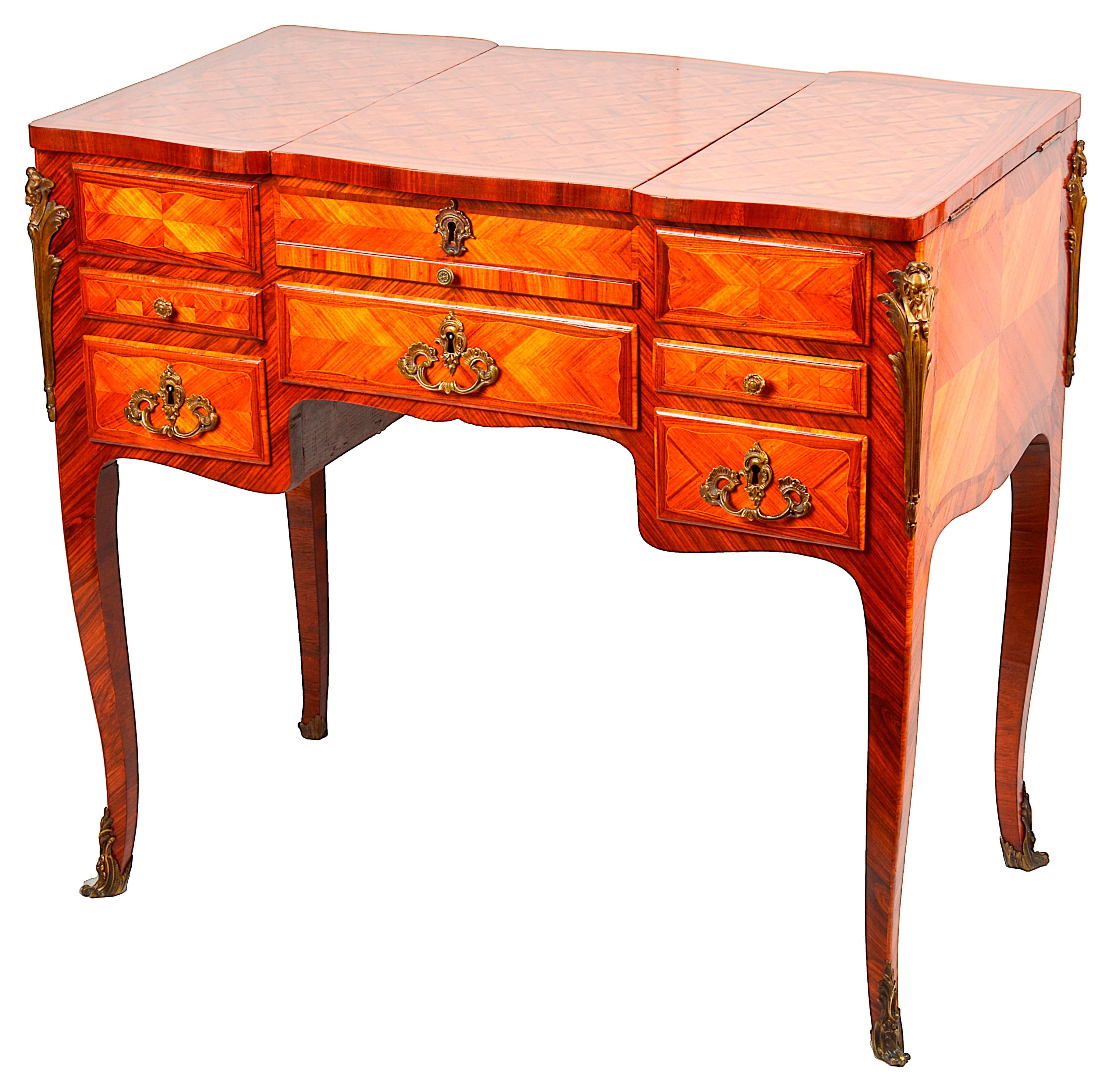 French Louis XV Style Ladies Dressing Table