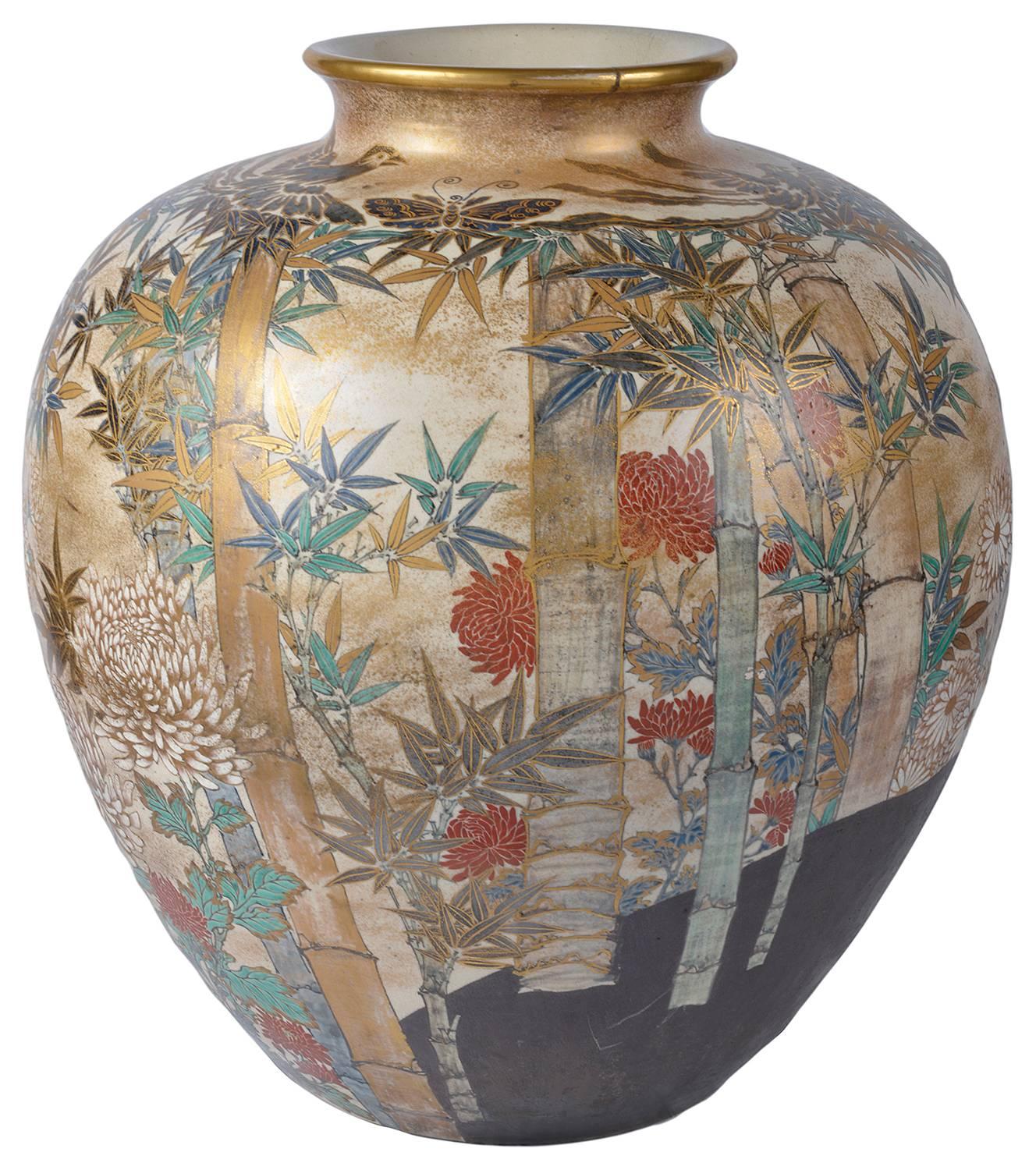large japanese vase
