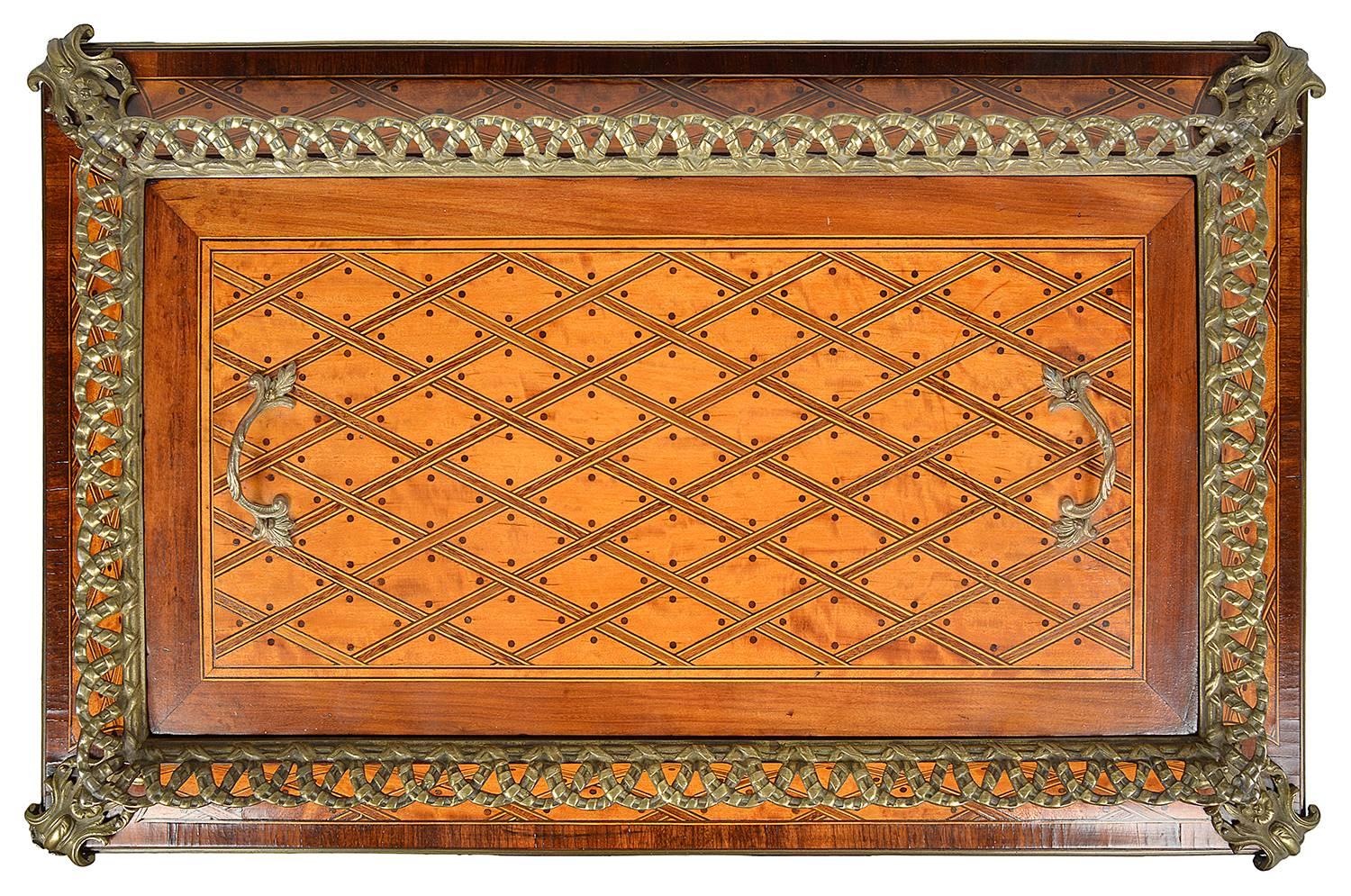 Donald Ross, Louis XVI Style Inlaid Jardinière Table, 19th Century In Excellent Condition In Brighton, Sussex