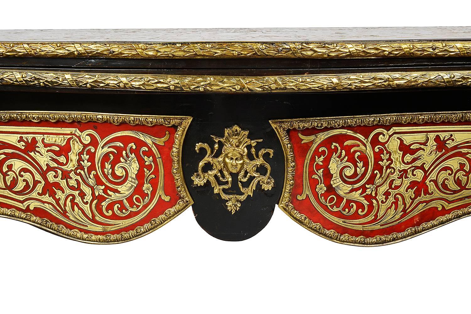 19th Century Boulle Card Table (Messing)