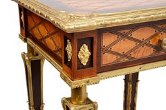 Parquetry Inlaid Side Table by Donald Ross, 19th Century