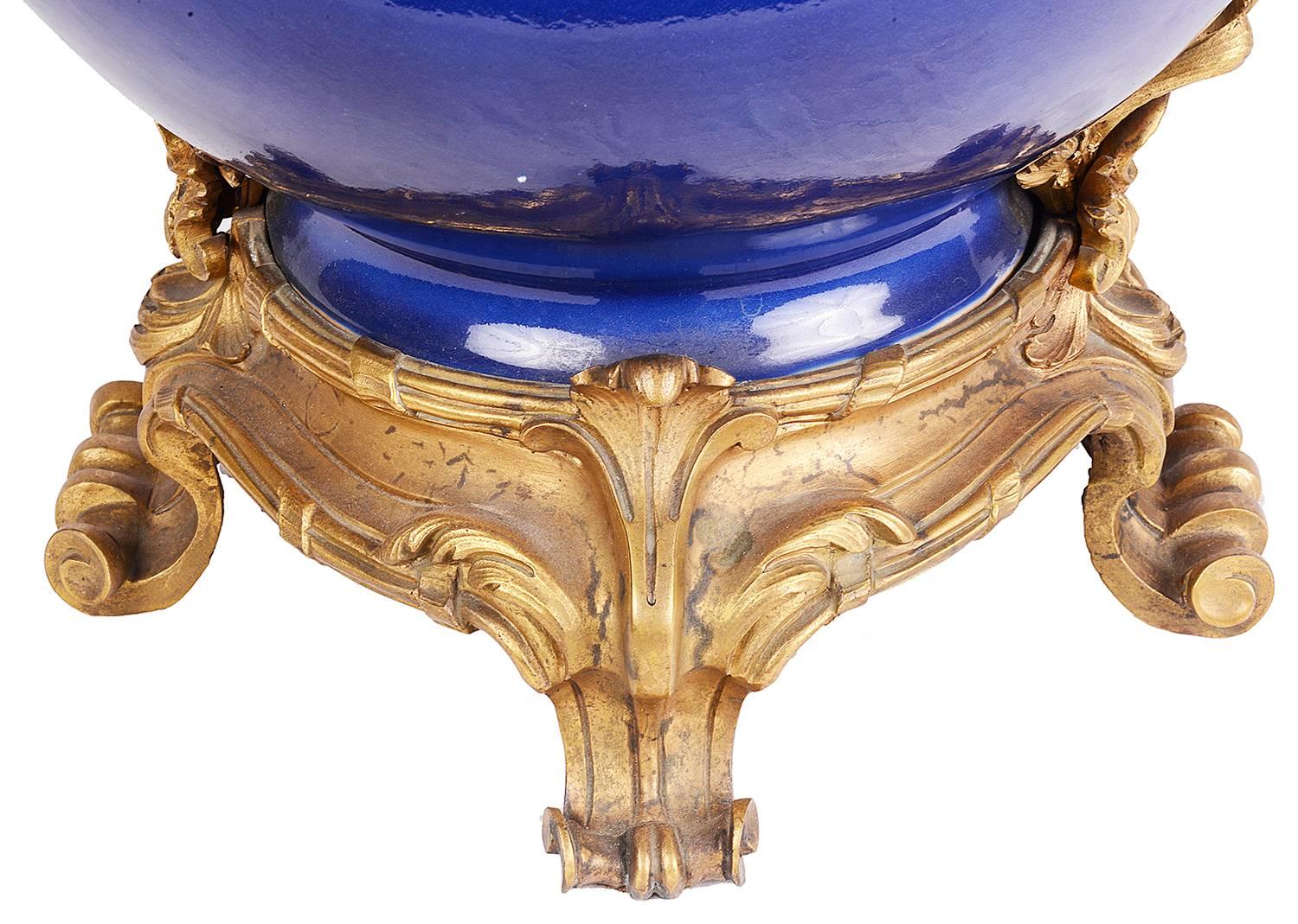 lampe chinoise porcelaine