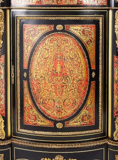 19th Century French Louis XVI Style Boulle Credenza