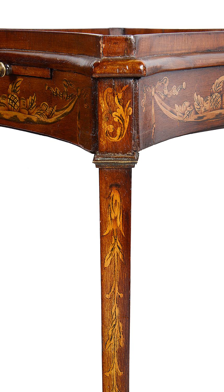 Pair of 18th Century Style Inlaid Urn Stands 2