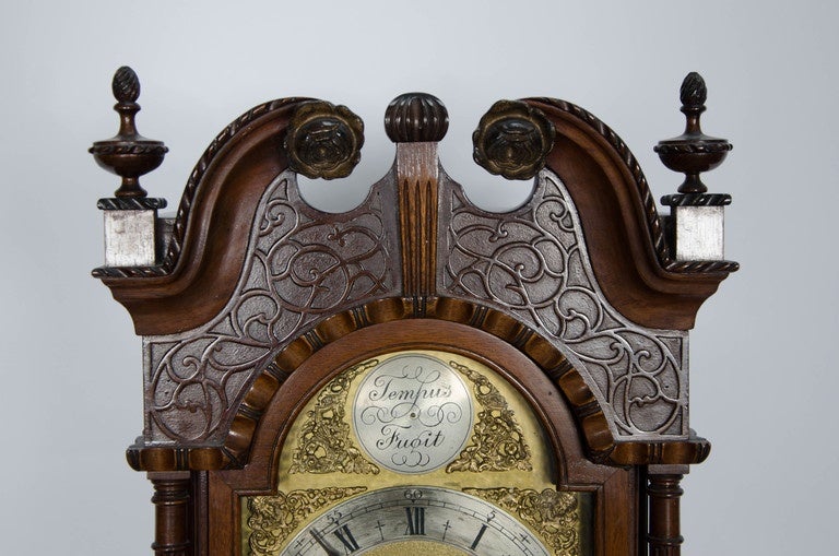 Chippendale influenced Grandmother clock In Good Condition In Brighton, Sussex