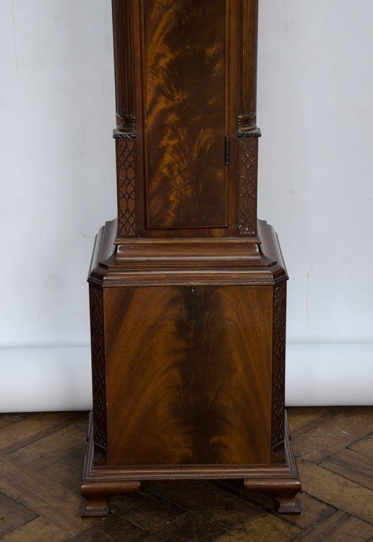 Early 20th Century Chippendale influenced Grandmother clock