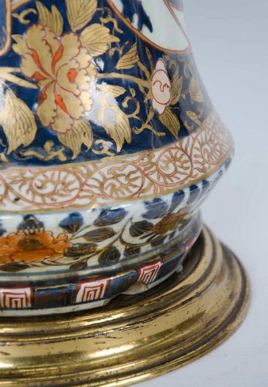 Pair of 18th Century Japanese Imari Vases Turned Lamps 2