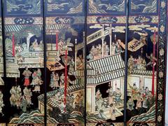 19th Century Chinese Coromandel Lacquer Screen