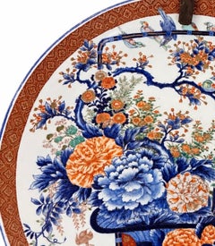 Monumental Japanese Imari wall charger, 71cm (25.5")