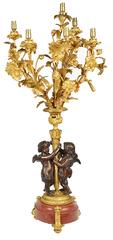 Large Pair of French Louis XVI Style Candelabra