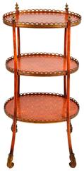 French Three-Tier Etagere, 19th Century