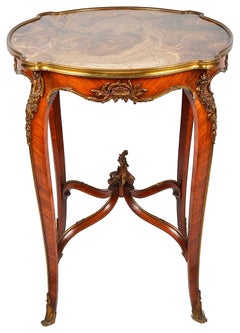 Linke Gueridon with Quarts Inset Top