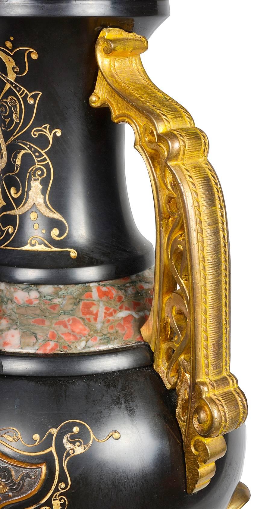 Ormolu Islamic Influenced 19th Century Lamps For Sale