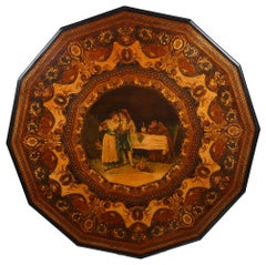 Rare 19th Century Sorrento Inlaid Table by Almerico Gargiulo