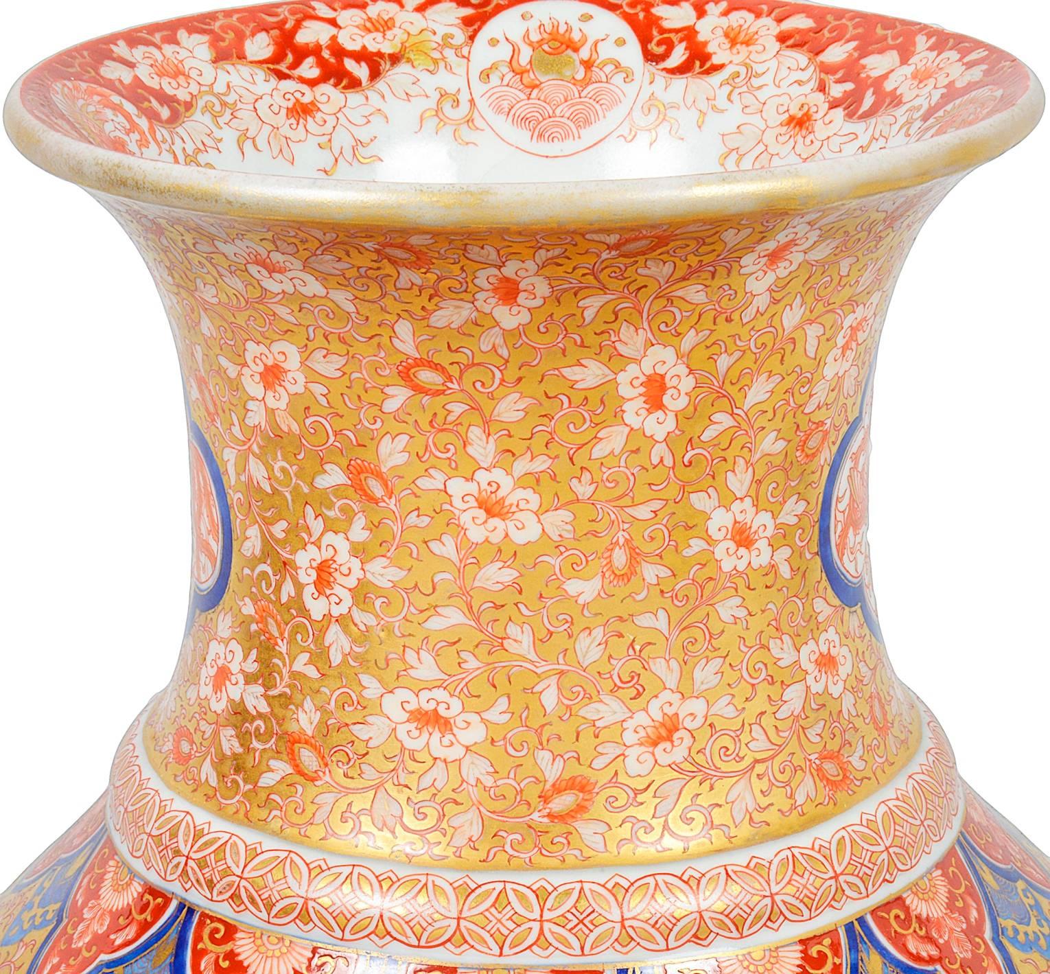 19th Century Fine Japanese Fukagawa Vase