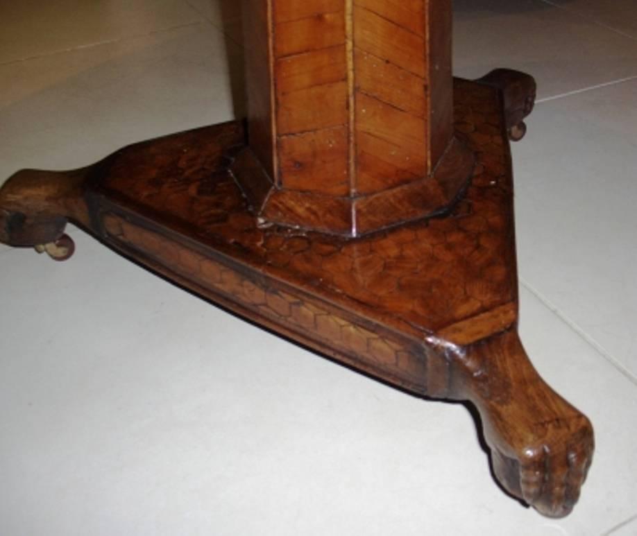 18th Century and Earlier 18th Century Italian Parquetry Centre Table