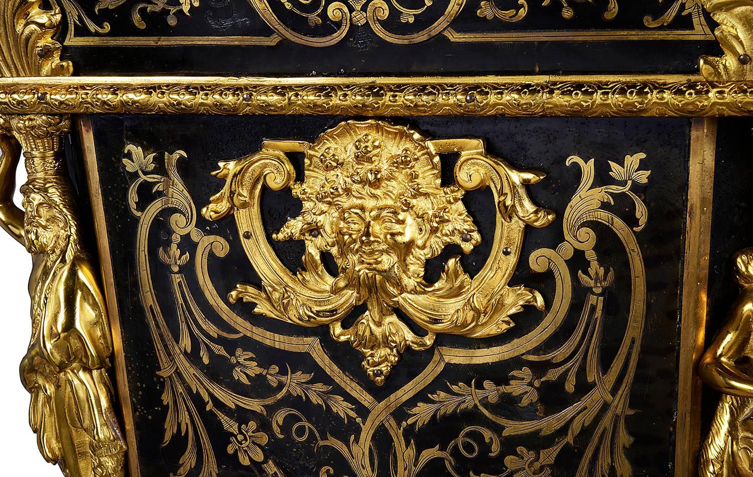 French 19th Century Boulle Pedestal 1
