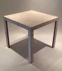 Eggshell Lacquered Game Table