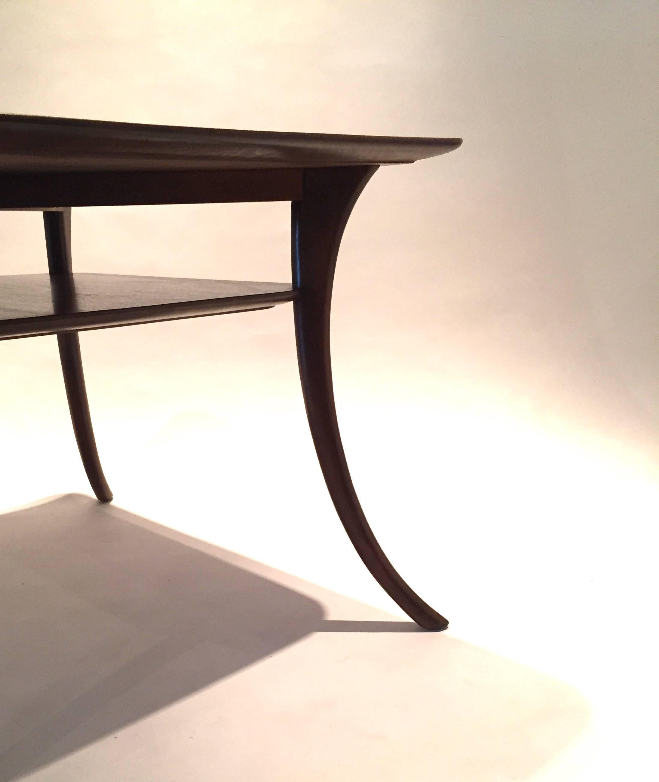 American Sabre Leg Low Table For Sale