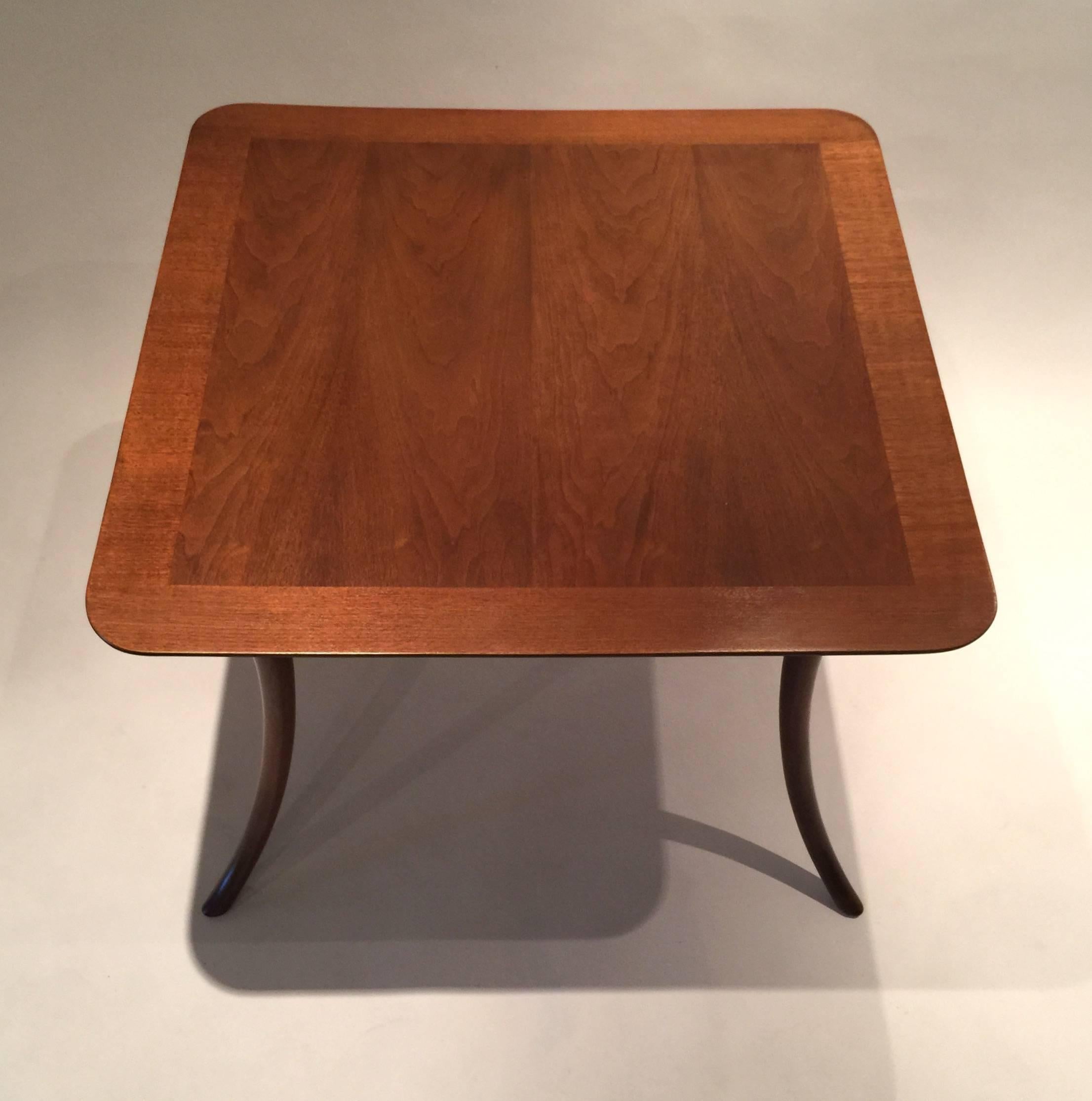 Mid-Century Modern Sabre Leg Low Table For Sale