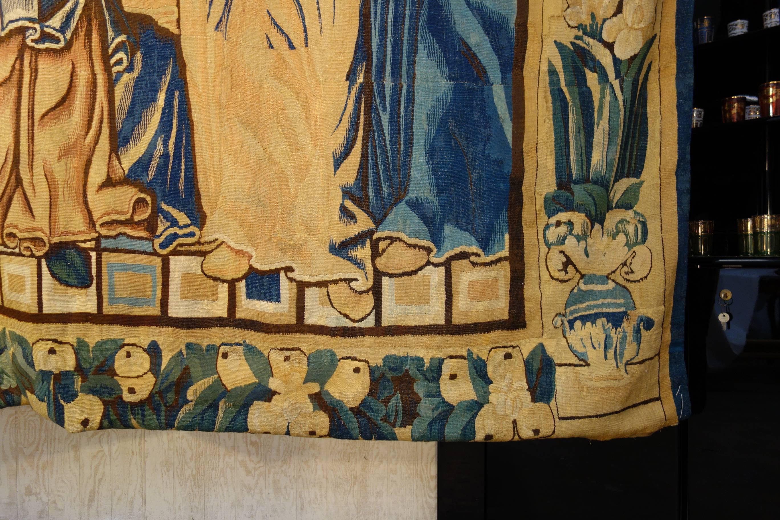 17th Century Franco Flemish Tapestry 5