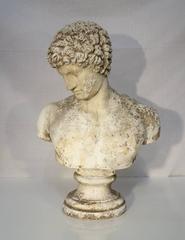 Busto Hermes Capitolino Clásico Vintage Italiano