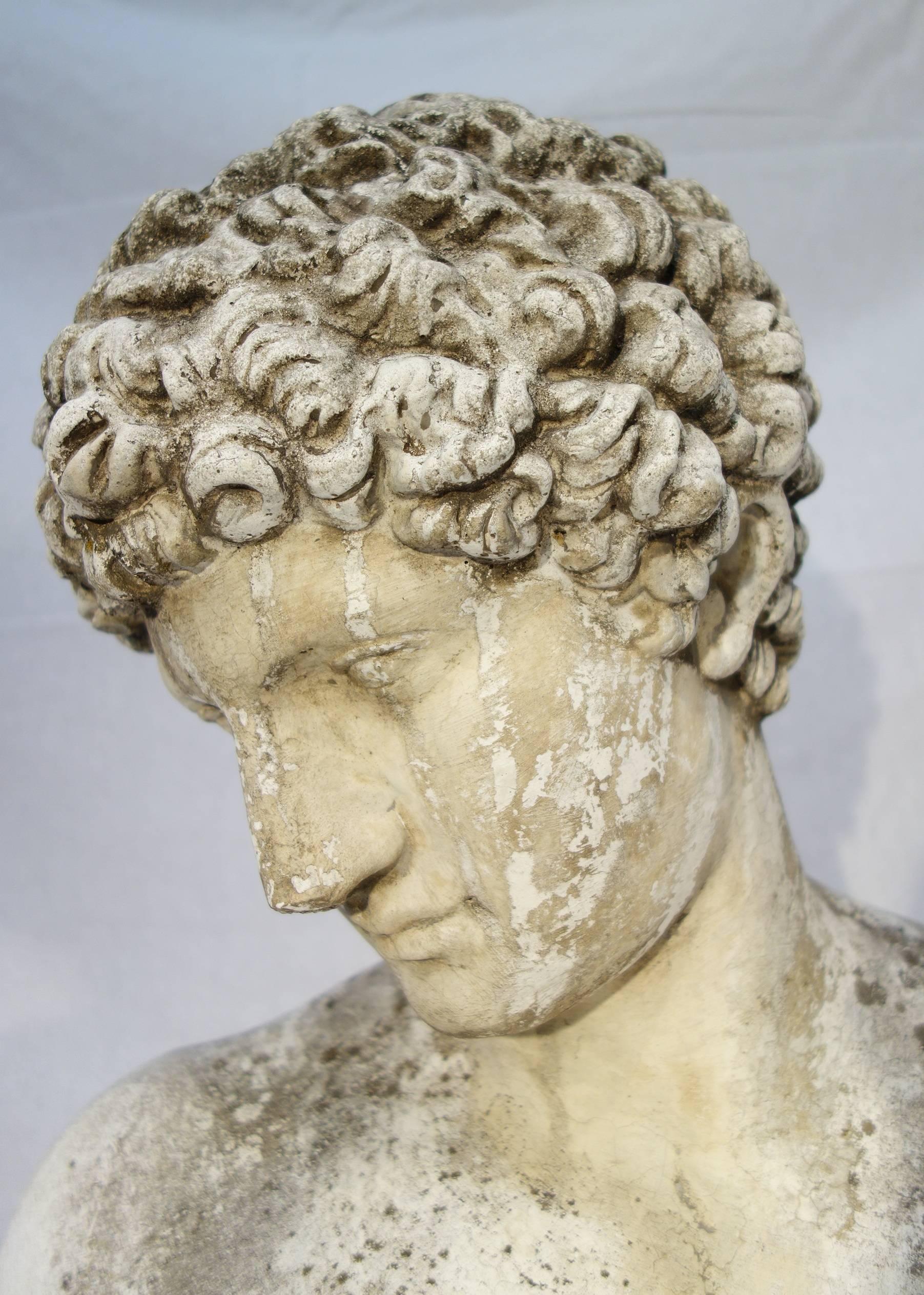 Cast Italian Vintage Classic Hermes Capitolino Bust