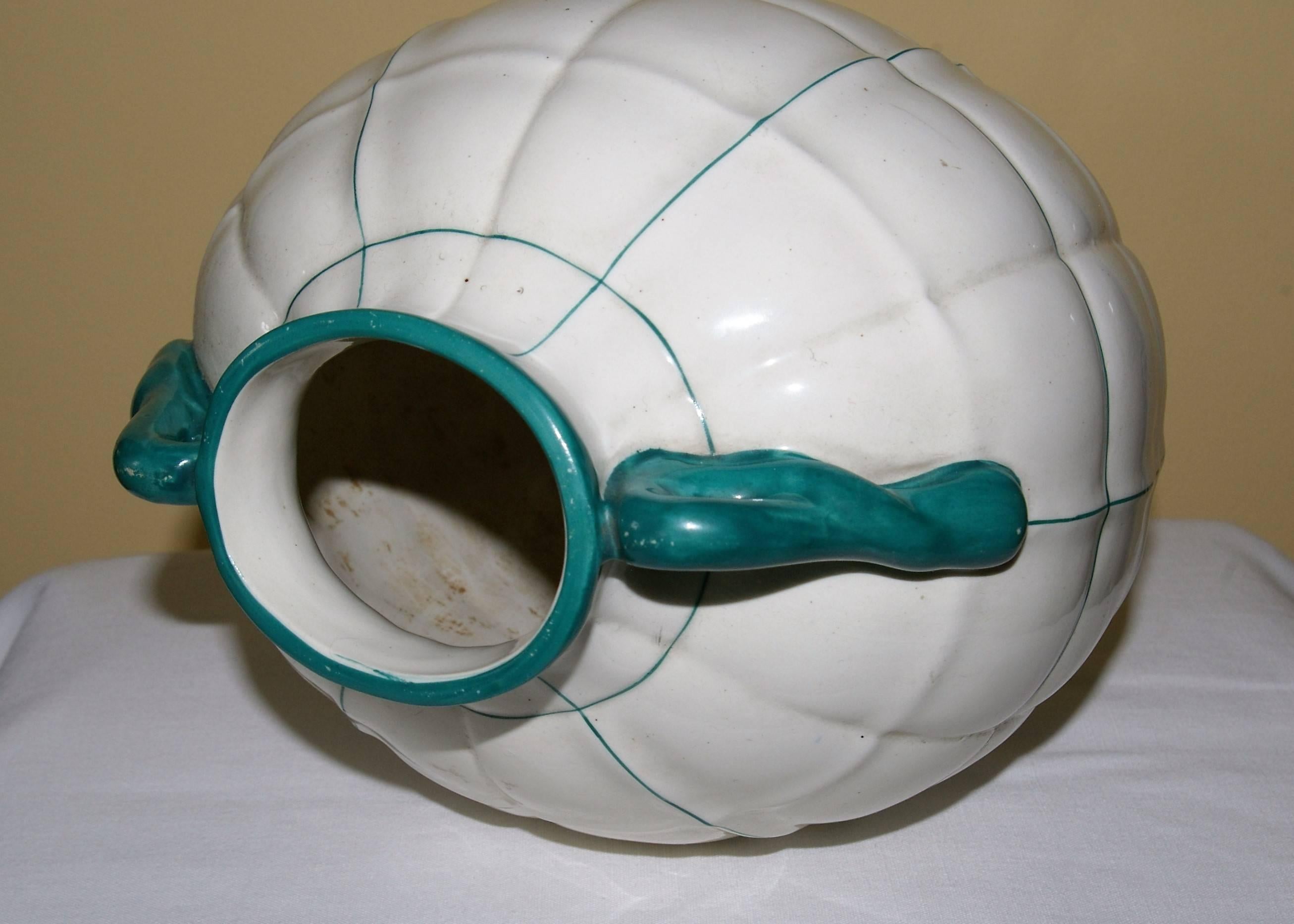 Italian Ceramic Vase by Gio Ponti Manufactured by Richard Ginori