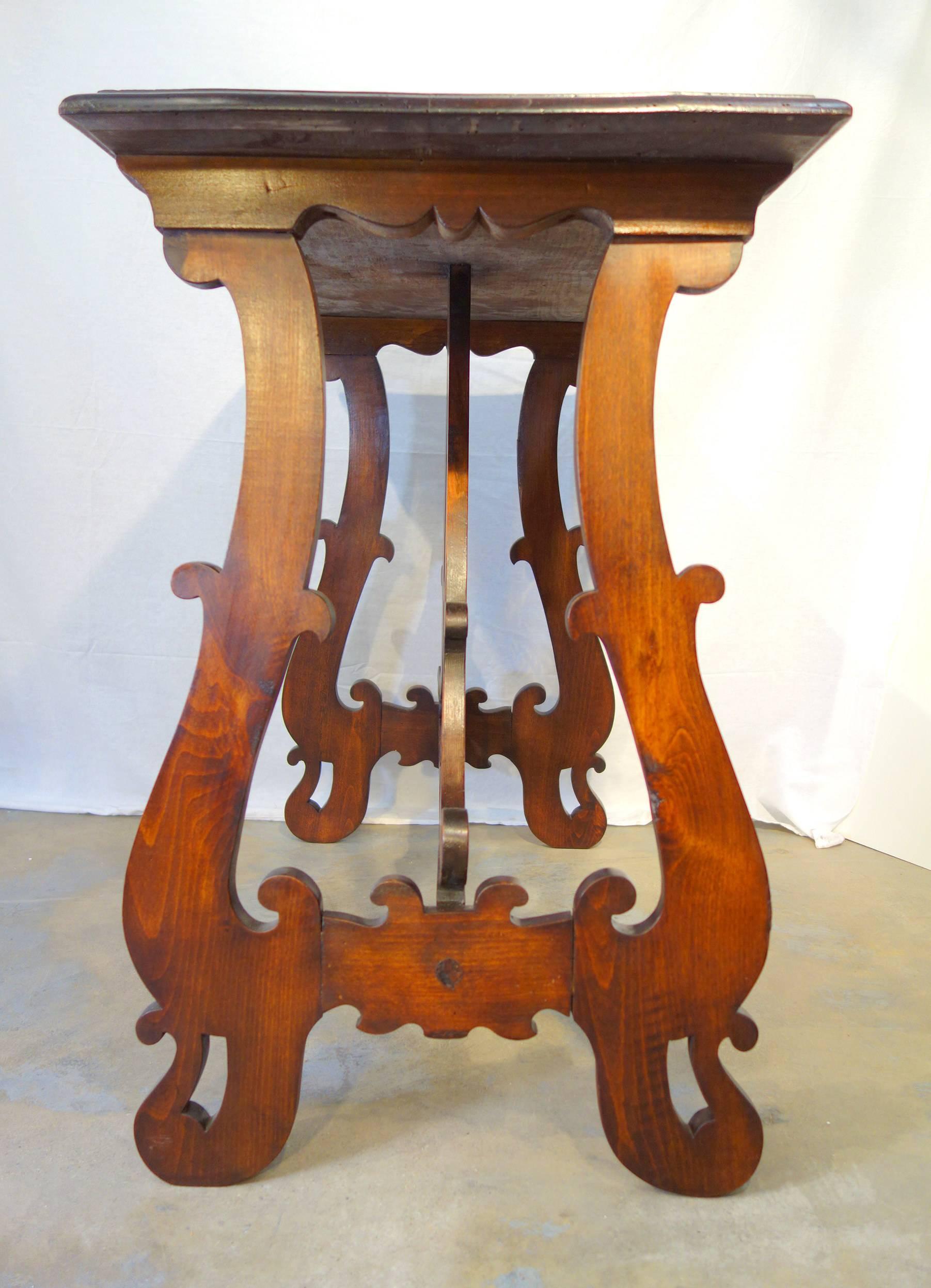 19th Century Tuscan Refectory Style Walnut Table 5