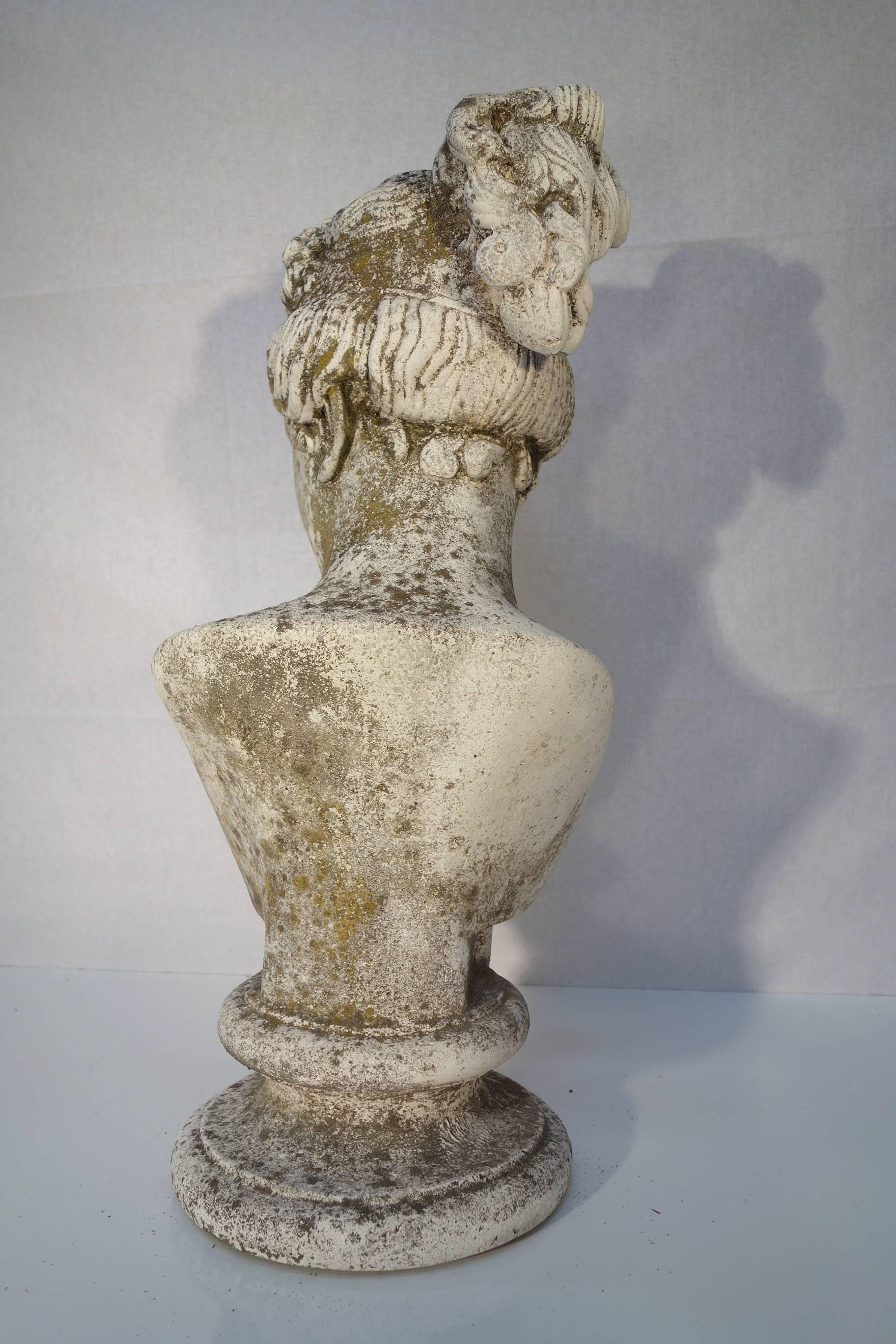Paolina Bonaparte Borghese, Vintage Italian Classic Bust from Lake Como Area In Good Condition In Encinitas, CA