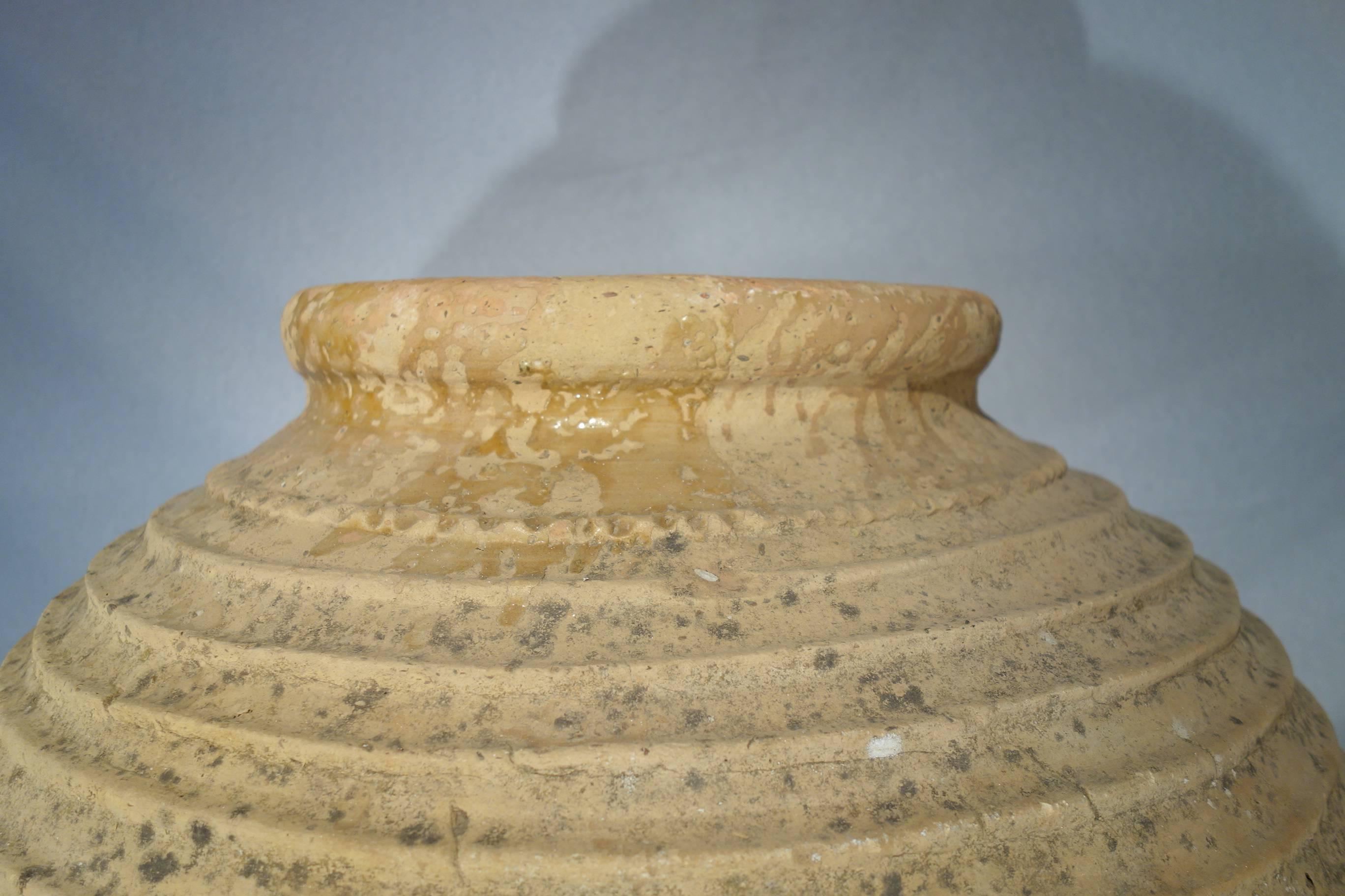 19th Century Mediterranean Terracotta Large Amphora Jar 2