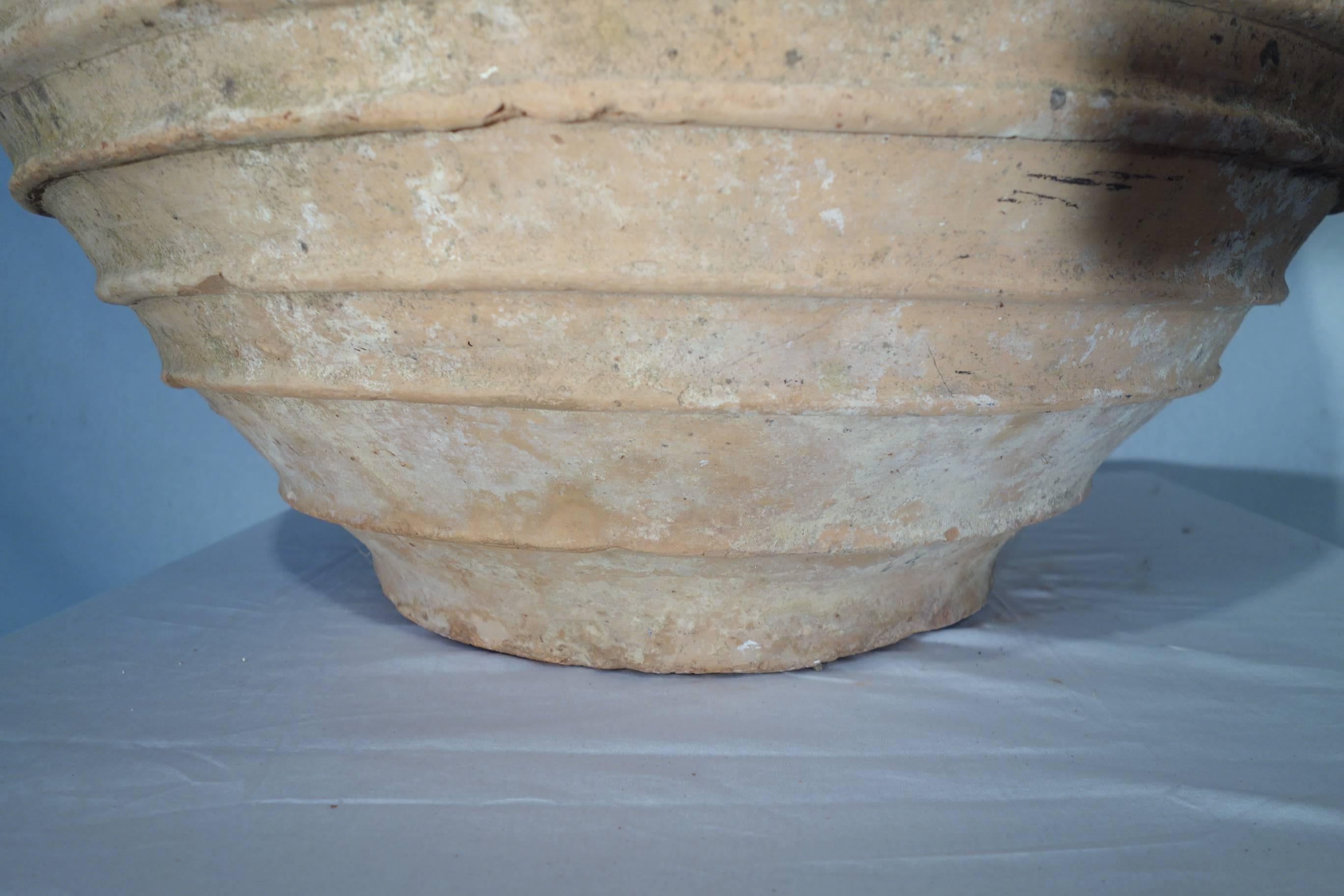 19th Century Mediterranean Terracotta Large Amphora Jar 3