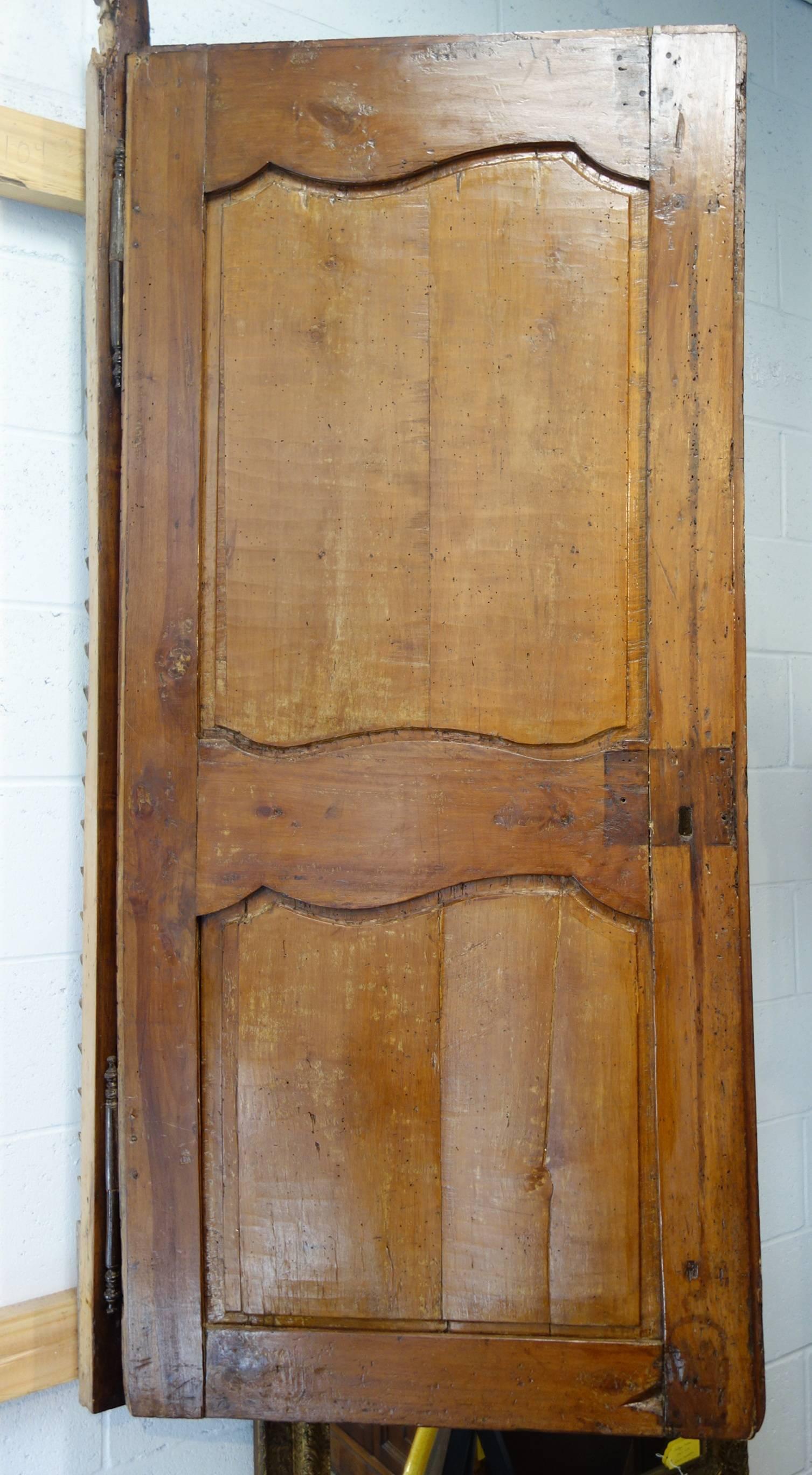 18th Century Antique French Walnut Window Blind Doors Ca 1760 3