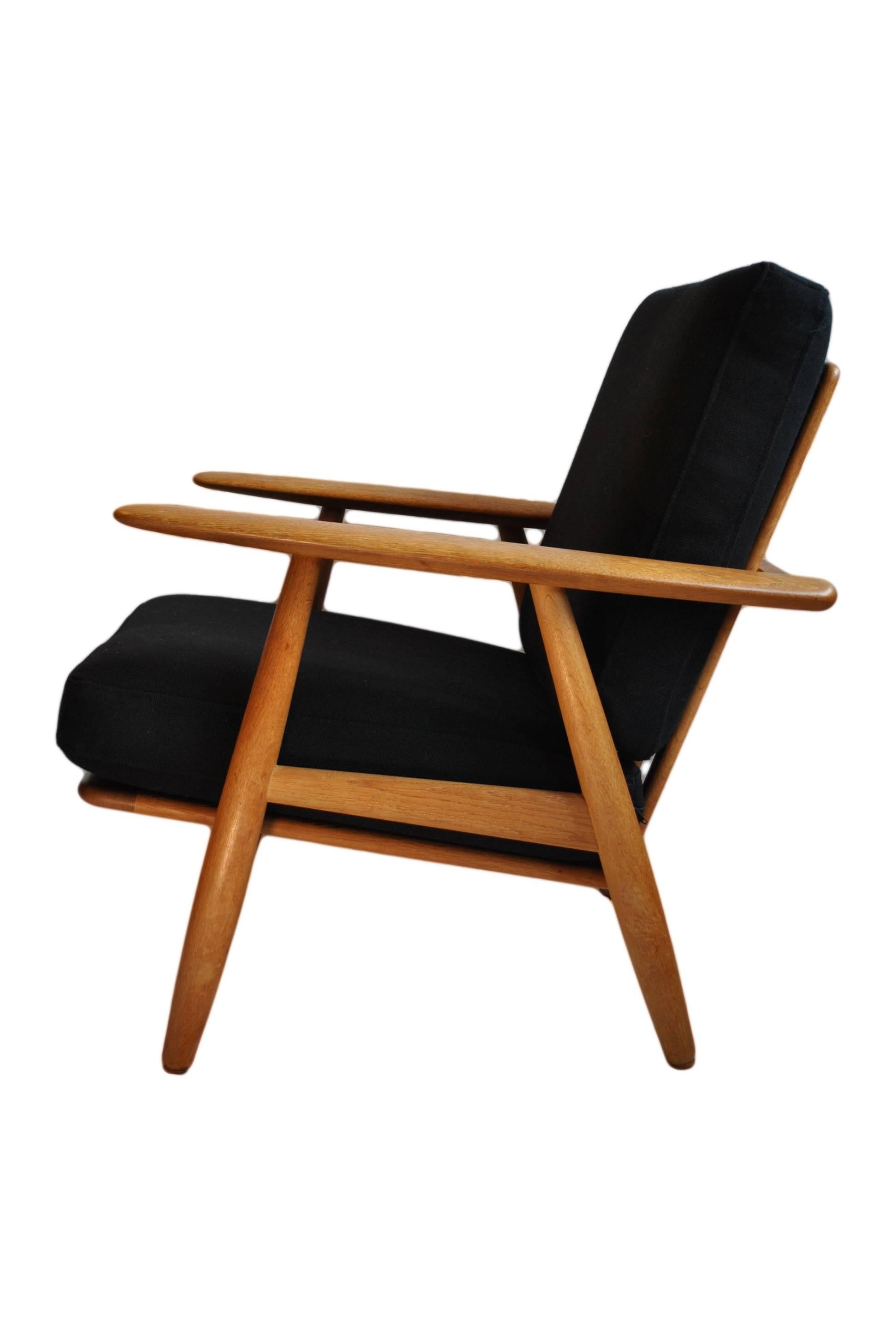 Mid-Century Modern Original Hans J Wegner 'Cigar' Chair, Oak Model